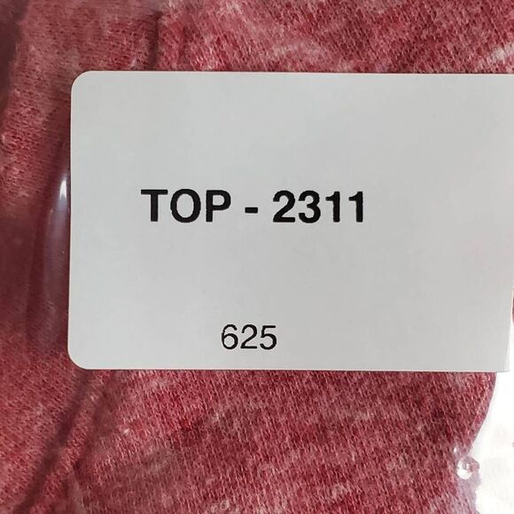 EST. 1946 Red Snowflake Sweatshirt Size M Glitter Graphic Holiday Pullover Crew - Picture 9 of 9